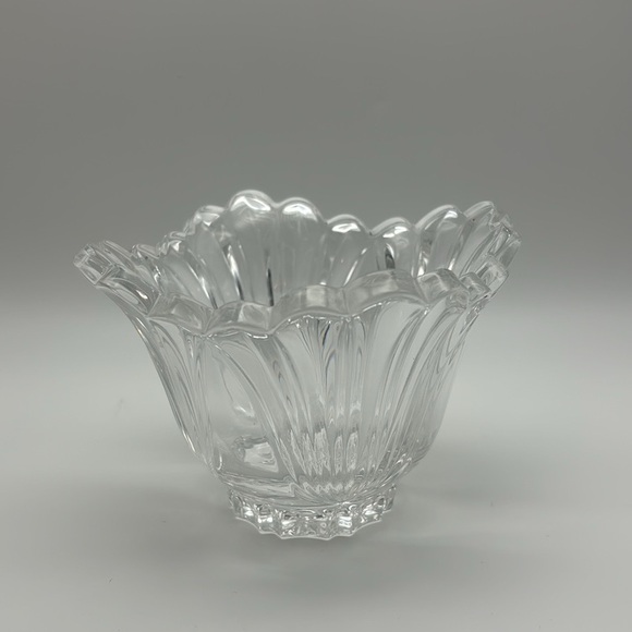 Small Square Round 3”x4” Glass Decorative Bowl For: Candy Dip Nuts, Bare-ware - Picture 2 of 11